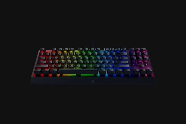Razer Blackwidow V3 Tenkeyless, Täysikokoinen (100 %), USB, Mekaaninen, QWERTY, RGB LED, Musta
