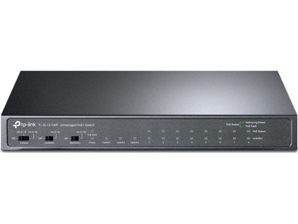 TP-Link TL-SL1311MP, Uhåndtert, Fast Ethernet (10/100), Strøm over Ethernet (PoE)