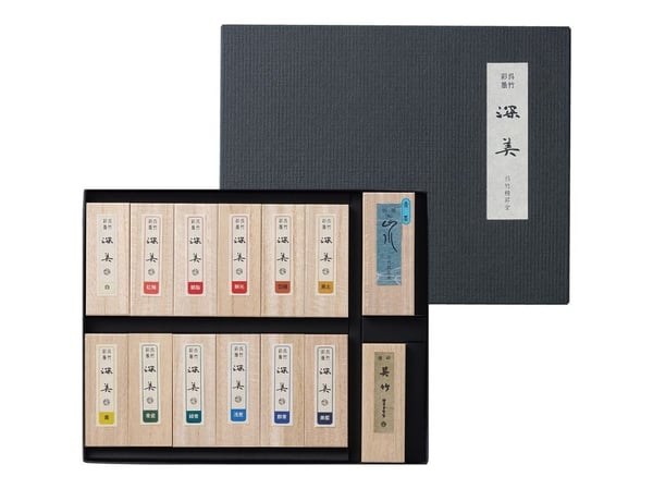 Saiboku Shimbi 14 Ink stick set