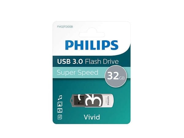 Philips FM32FD00B Vivid Edition 3.0 - USB-flashstasjon - 32 GB - USB 3.0