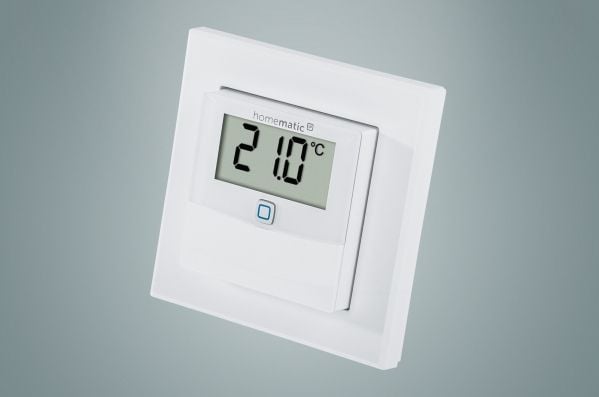 Homematic IP HmIP-STHD, Innendørs, Temperatur- og fuktighetssensor, Frittstående, Trådløs, LCD, 5 - 35 °C