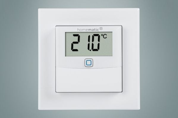 Homematic IP HmIP-STHD, Innendørs, Temperatur- og fuktighetssensor, Frittstående, Trådløs, LCD, 5 - 35 °C