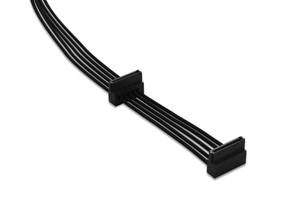 be quiet! S-ATA POWER CABLE CS-3420 - Strömkabel - SATA-ström - 40 cm - svart