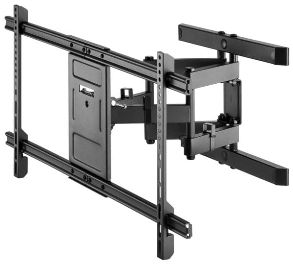 Goobay 49746, 109,2 cm (43"), 2,54 m (100"), 300 x 200 mm, 800 x 400 mm, Stål, Sort