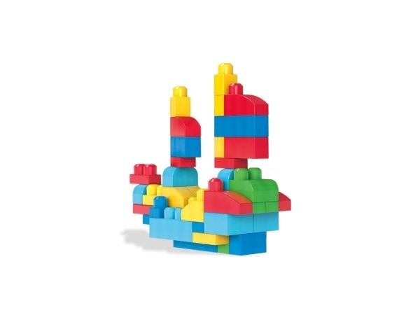 MEGA BLOKS First Builders Big Building Bag, Byggsats, 1 År, Plast, 80 styck, 1,37 kg