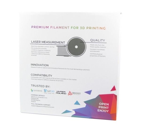 Spectrum filament PETG svart