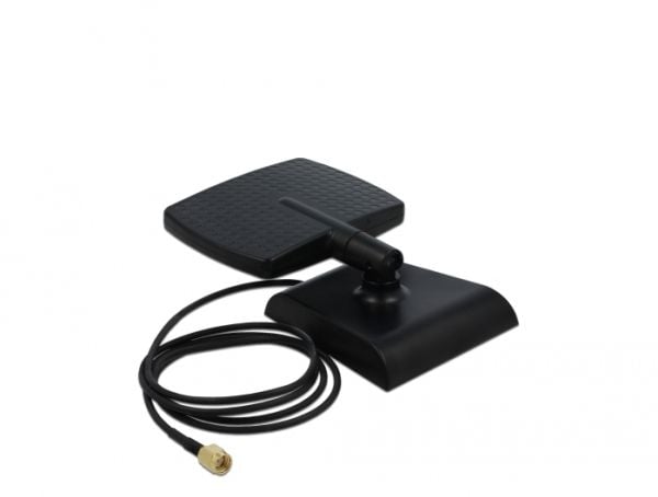 Delock - Antenne - plate - Wi-Fi - 4 dBi (for 2,5 GHz), 6 dBi (for 5,7 GHz) - direksjonal - magnetmonterbar