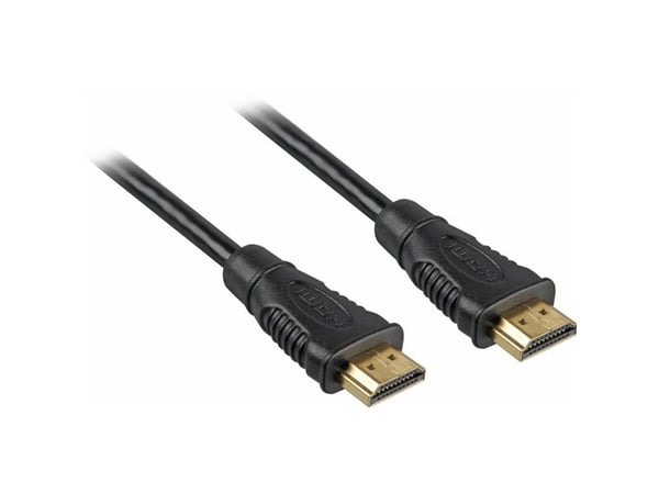 Sharkoon HDMI Premium Cable - HDMI-kabel - HDMI hann til HDMI hann - 15 m
