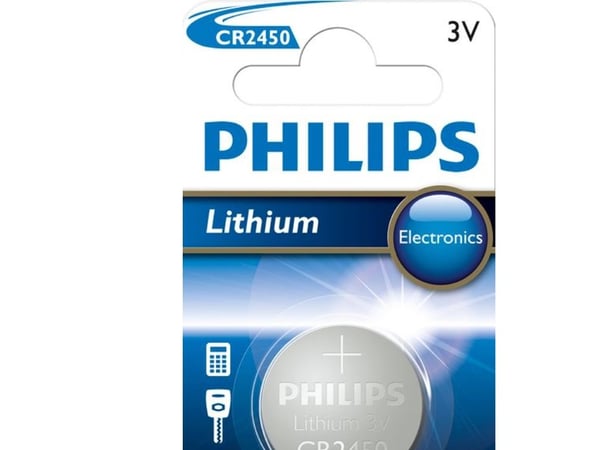 Philips Minicells CR2450 - Batteri CR2450 - Li - 600 mAh