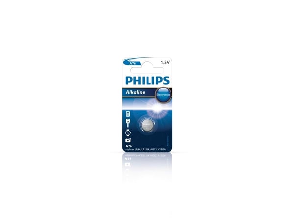 Philips A76 - Batteri LR44 - Alkalisk - 105 mAh