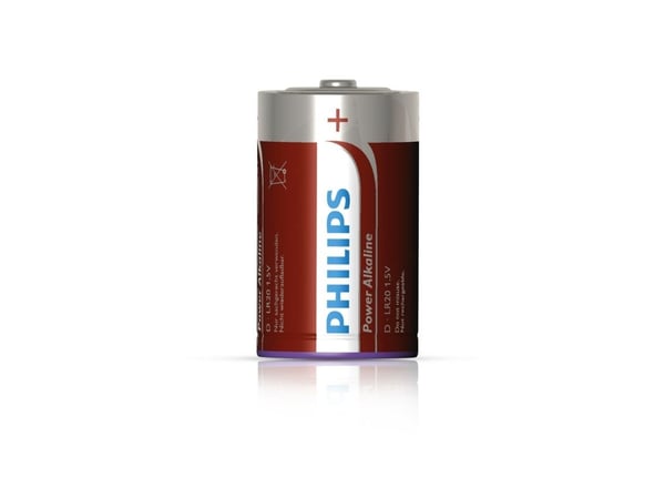 Philips Power Life LR20P2B - Batteri 2 x D - alkaliskt