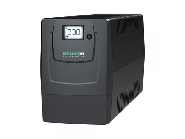 ONLINE USV YUNTO Smile 400 - UPS - AC 220/230 V - 240 watt - 400 VA - 4.5 Ah - utgangskontakter: 2