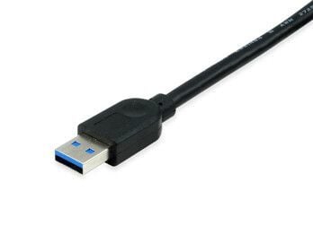 Equip 133346, 5 m, USB A, USB A, USB 3.2 Gen 1 (3.1 Gen 1), 5 Gbit/s, Sort
