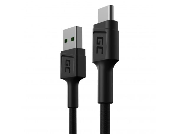 Green Cell KABGC25, 0,3 m, USB A, USB C, 480 Mbit/s, Lajittelu