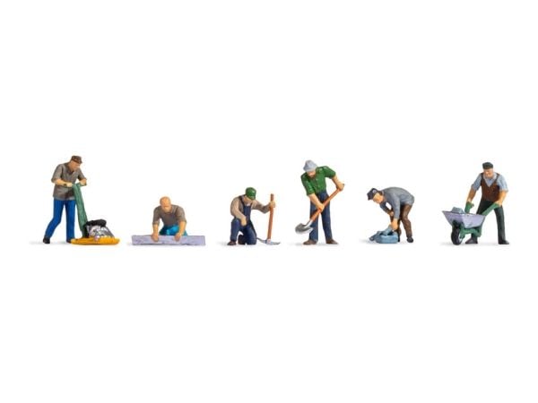 NOCH Road Workers, HO (1:87), Flerfarget