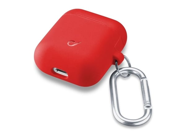 Cellularline BOUNCEAIRPODS, Kotelo, Silikoni, Punainen