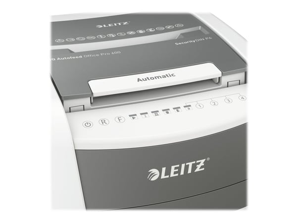 Makulator Leitz IQ AutoFeed OfficePro 600 krydsmakulering 4x28 mm (P-4)