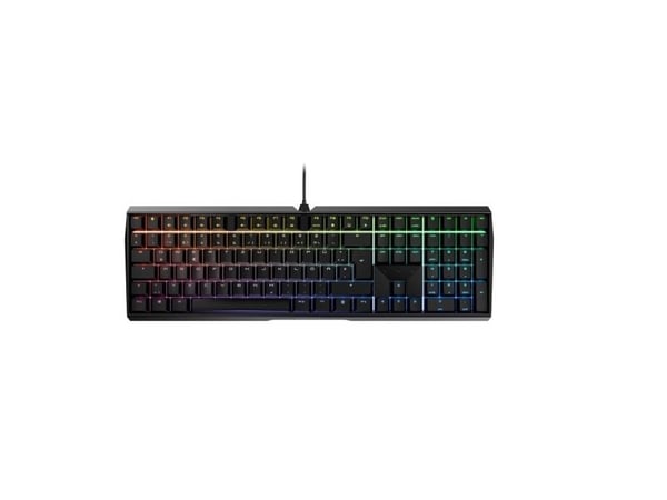 CHERRY MX-Board 3.0S - Tastatur - bakgrunnsbelyst - USB - USA med eurosymbol - tastsvitsj: CHERRY MX Red - svart