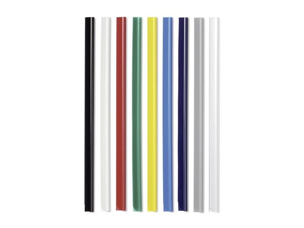 Durable SPINE BARS A4, 6 mm, Plast, Röd, A4, 3 cm