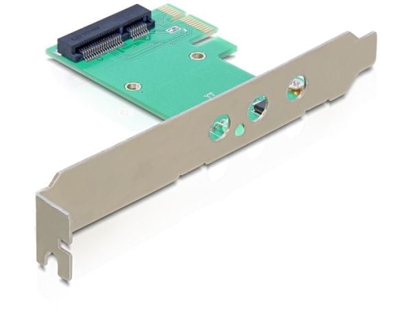 Delock Mini PCI Express > PCI Express x1 + 3 RP-SMA-porter - Utvidelseskort