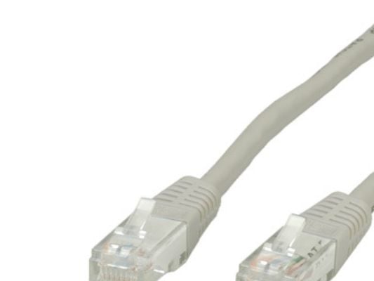 VALUE 21.99.0901, 1 m, Cat6, U/FTP (STP), RJ-45, RJ-45, Grå