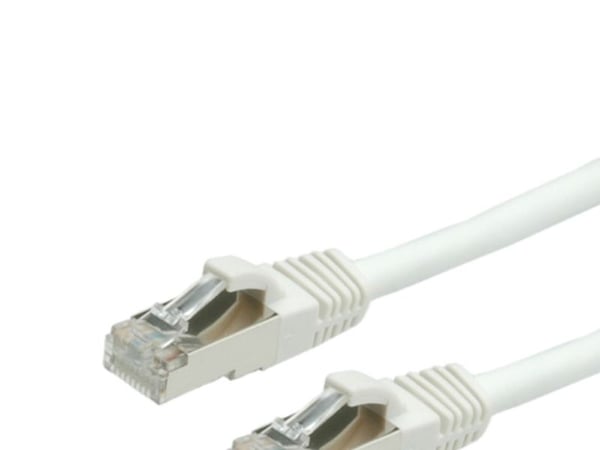 VALUE S/FTP Patch Cord Cat.6, halogen-free, white, 2m, Valkoinen