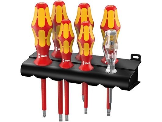 Wera Wera skrutrekkersett 160i/7 Rack Phillips spor