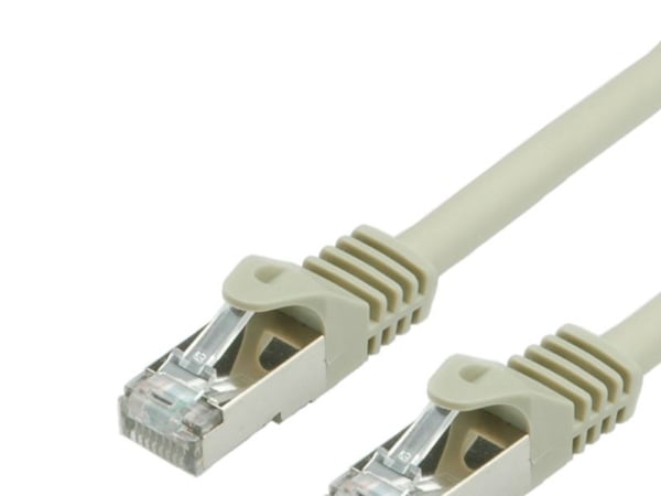 Arvo S/FTP Patch Cord Cat.7, harmaa 0,5 m, harmaa, 0,5 mm (0,0197")