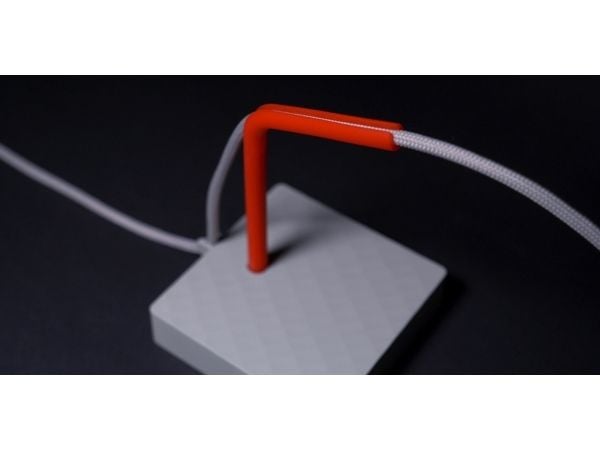 Xtrfy B4, Kabelholder, Bord, Metall, Gummi, Silikon, Rød, Hvit