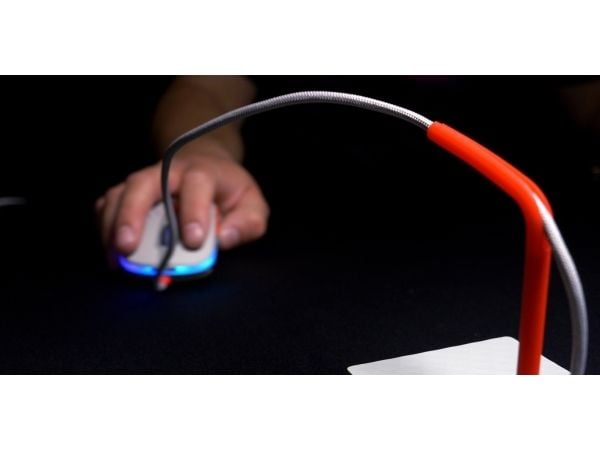 Xtrfy B4, Kabelholder, Bord, Metall, Gummi, Silikon, Rød, Hvit
