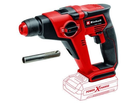 Einhell TE-HD 18/12 Li - Solo, SDS Plus, Sort, Rød, 1,2 cm, 1300 RPM, 6000 bpm, 14 Nm - SOLO