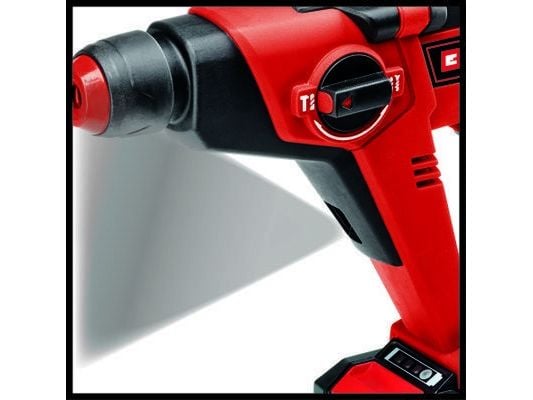 Einhell TE-HD 18/12 Li - Solo, SDS Plus, Sort, Rød, 1,2 cm, 1300 RPM, 6000 bpm, 14 Nm - SOLO