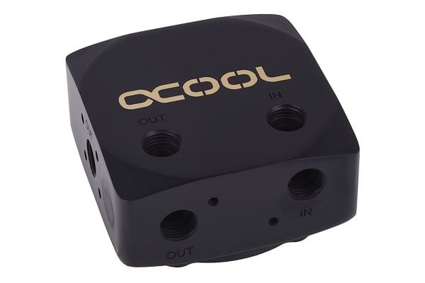 Alphacool Eisdecke D5 - Liquid cooling system pump top - mørkesvart