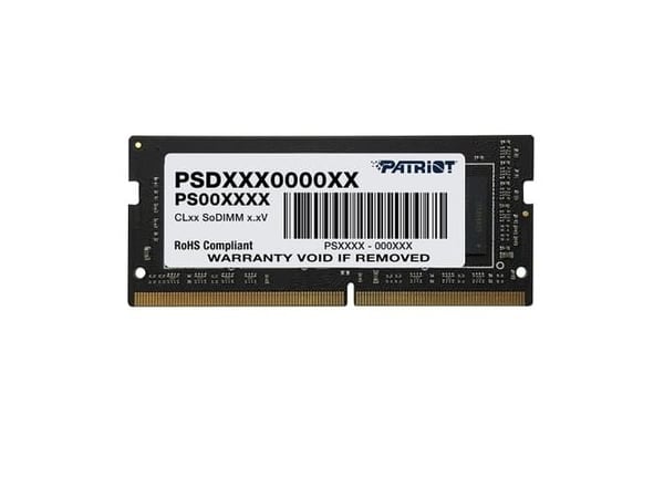 Patriot Signature Line - DDR4 - modul - 8 GB - SO DIMM 260-pin - 3200 MHz / PC4-25600 - CL22 - 1.2 V - ikke-bufret - ikke-ECC