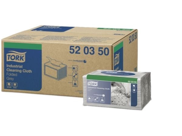 Tork 520350, Papir, Grå, 320 mm, 385 mm, 55 stykker, 195 mm