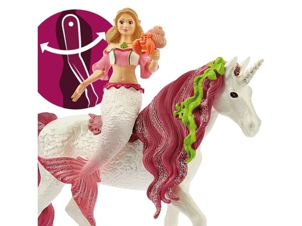Schleich Bayala 70593 Mermaid Feya on Underwater Unicorn