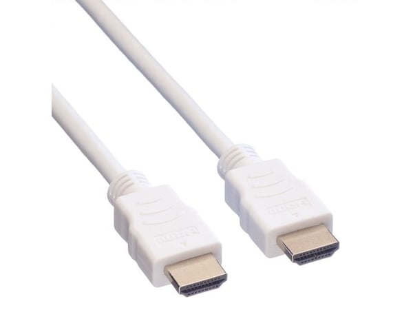 Value 11.99.5705, 5 m, HDMI-tyyppi A (vakio), HDMI-tyyppi A (vakio), 3D, Äänen paluukanava (ARC), Valkoinen