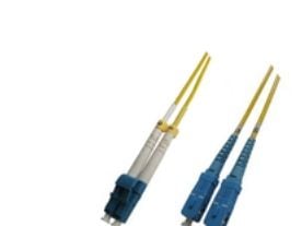 MicroConnect - Nettverkskabel - SC/PC-enkeltmodus (hann) til LC/PC-enkeltmodus (hann) - 1.5 m - 1.5 m - fiberoptisk - 9 / 125 micron - OS2 - haloge...