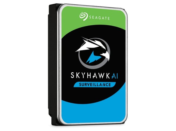 Seagate SkyHawk AI ST12000VE001 - Harddisk - 12 TB - intern - 3.5" - SATA 6Gb/s - buffer: 256 MB - med 3-års Seagate Rescue Data Recovery