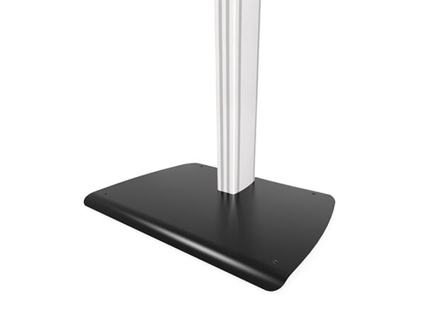 B-Tech BT8380-FSB, Gulvplate, Sort, Stål, 70 kg, 165,1 cm (65"), 81,3 cm (32")