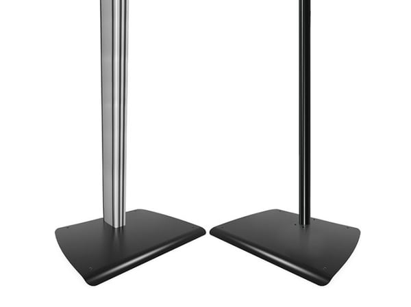 B-Tech BT8380-FSB, Gulvplate, Sort, Stål, 70 kg, 165,1 cm (65"), 81,3 cm (32")