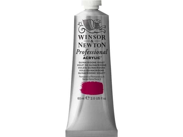 Winsor & Newton Professional Acrylic, 60 ml, Fiolett, Rør