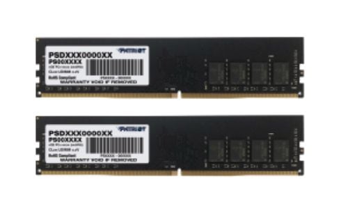 Patriot Signature Line - DDR4 - sett - 32 GB: 2 x 16 GB - DIMM 288-pin - 3200 MT/s / PC4-25600 - CL22 - 1.2 V - ikke-bufret - ikke-ECC