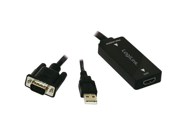 LogiLink CV0060, 1080p, 720p, Assorted, 105mm, 31mm, 186mm, 135g