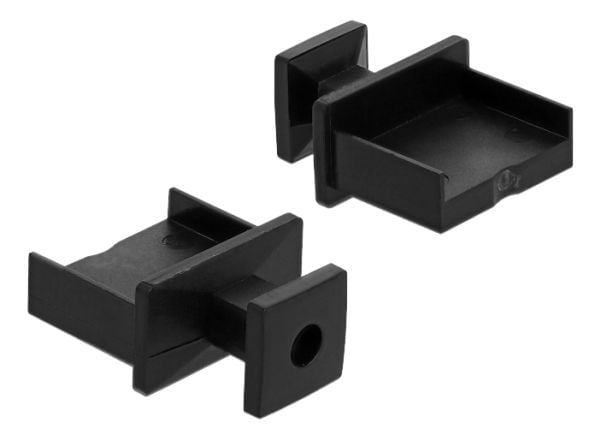 DeLOCK 64009, USB A-tyyppi, Musta, Akryylinitriilibutadieenistyreeni (ABS), 13,1 mm, 16,4 mm, 7 mm