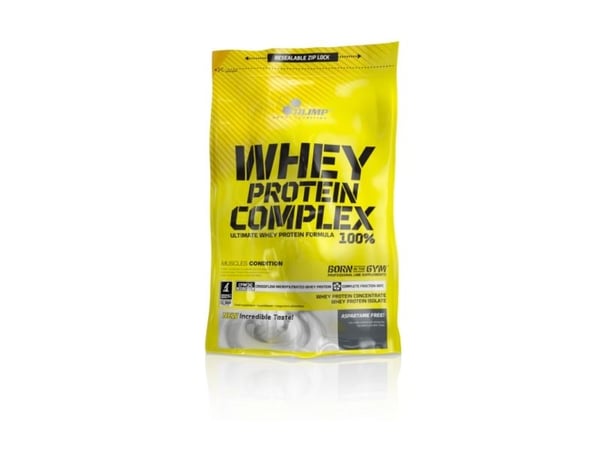 Olimp Nutrition Whey Protein Complex 100%, Pulver, Whey Protein Concentrate, Whey Protein Isolate, Vanilje, L-Alanin, L-Arginin, L-Asparaginsyre, L...