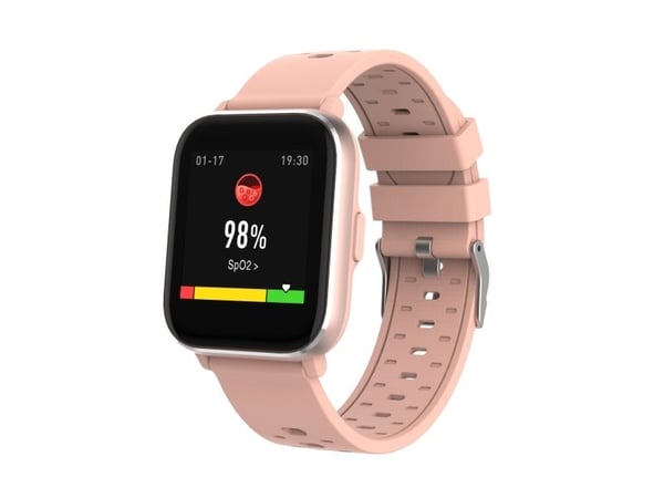 DENVER SW-164 - Rosa - smartklokke med bånd - display 1.4" - Bluetooth - 141 g