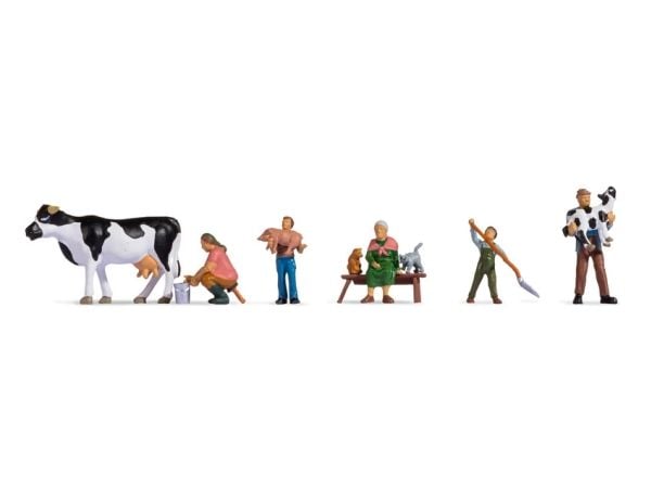 NOCH Farmer Family, HO (1:87), Flerfarget