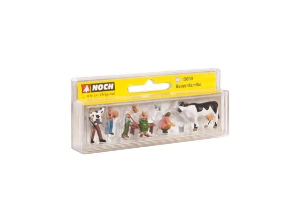NOCH Farmer Family, HO (1:87), Flerfarget