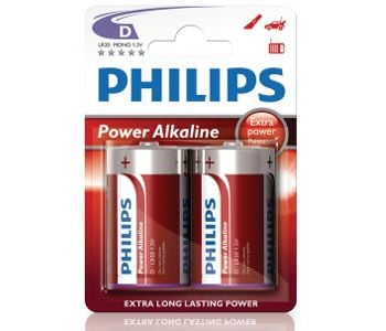 Philips Power Life LR20P2B - Batteri 2 x D - alkaliskt
